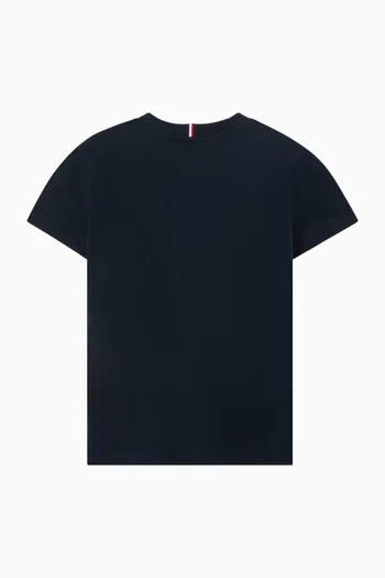 Varsity Graphic Logo T-shirt in Cotton