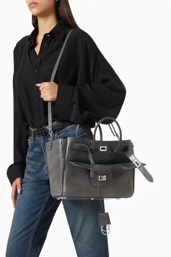 Small Bel Air Carryall Bag in Tanned Leather