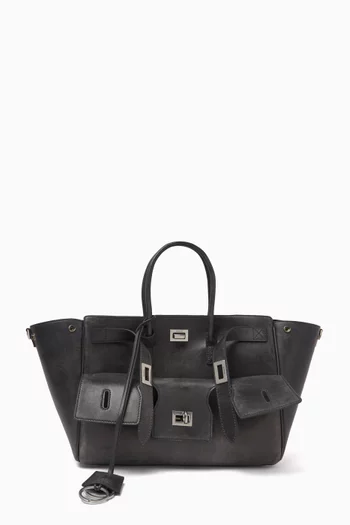 Small Bel Air Carryall Bag in Tanned Leather