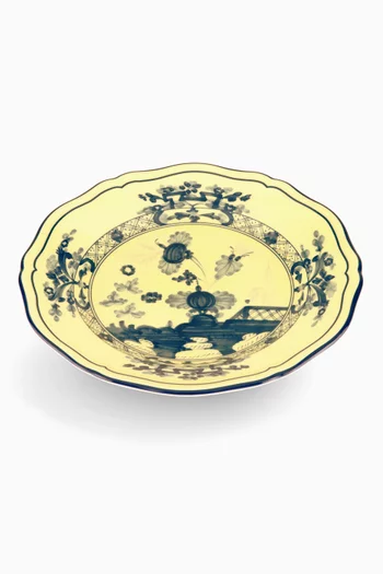 Antico Doccia Flat Bread Plate in Porcelain, 17cm