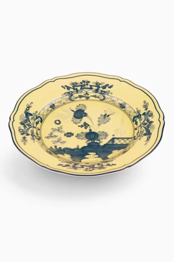 طبق حلويات مسطح أنتيكو دوتشيا بورسلين، 21 سم