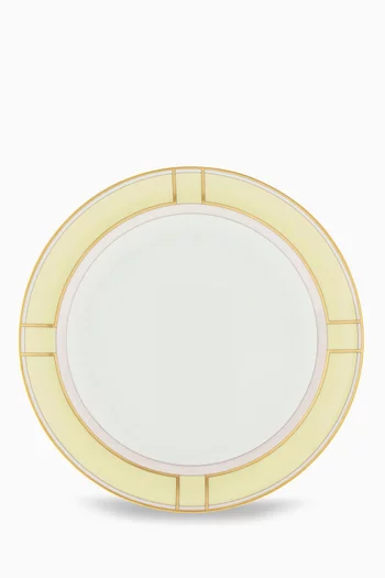 Colonna Flat Plate in Porcelain, 24cm