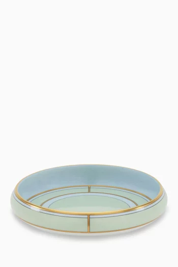 Oggetti Round Change Tray in Porcelain