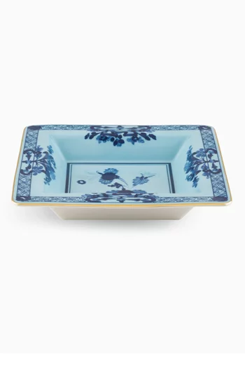 Oriente Italiano Small Squared Change Tray in Porcelain