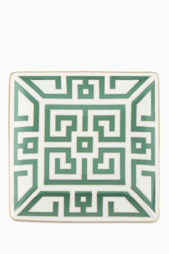 Small Square Change Tray in Porcelain, 13.5cm