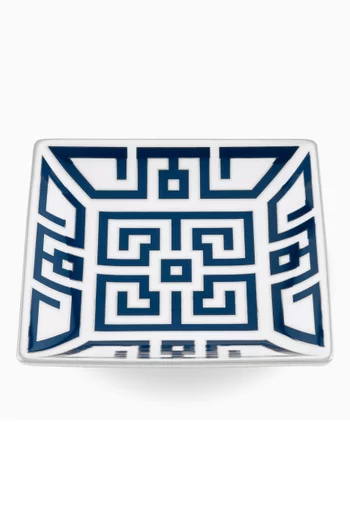 Small Square Change Tray in Porcelain, 13.5cm