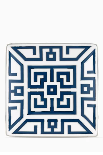 Small Square Change Tray in Porcelain, 13.5cm