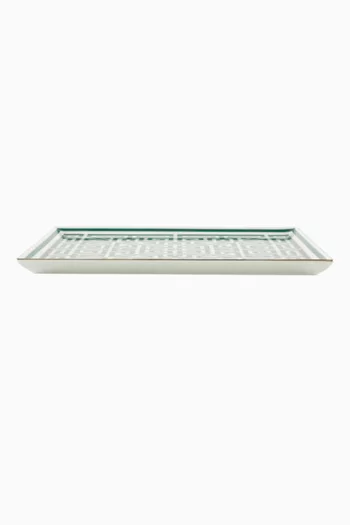Feeling Change Square Tray Plate in Porcelain