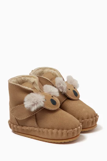 Pouty Booties in Suede