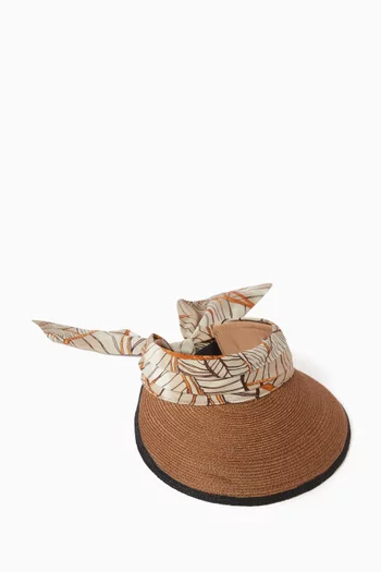 Printed Visor in Papyrus