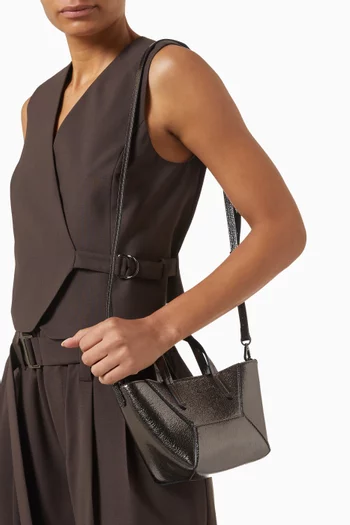 BC Duo Mini Bag in Lamé Calfskin
