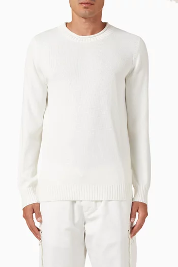 Sweater in Cotton Knit