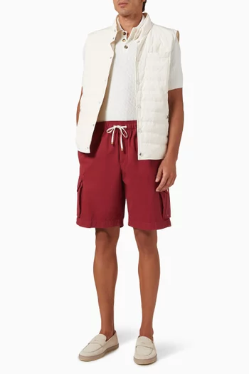 Lightweight Down Vest in Microfiber