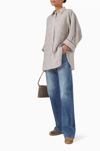 Striped Shirt in Linen