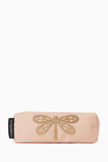 Dragonfly Double Pencil Case