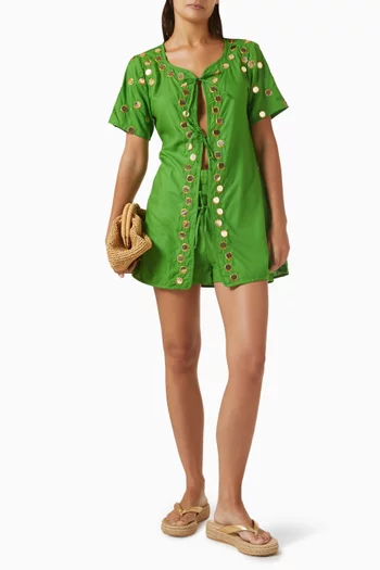 Lulu Mirror Top & Shorts Set