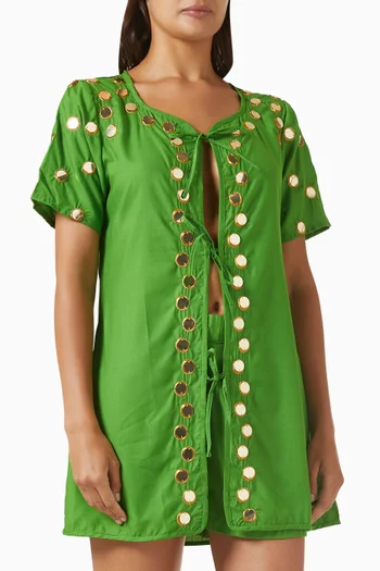 Lulu Mirror Top & Shorts Set