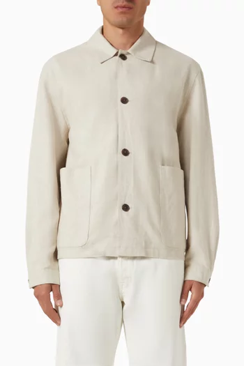 جاكيت هايبرد قطن وكتان