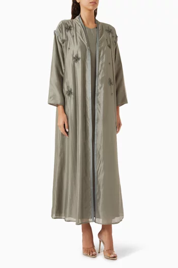 Bead-embellished Abaya
