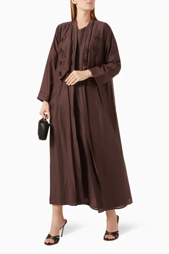 Bead-embellished Abaya