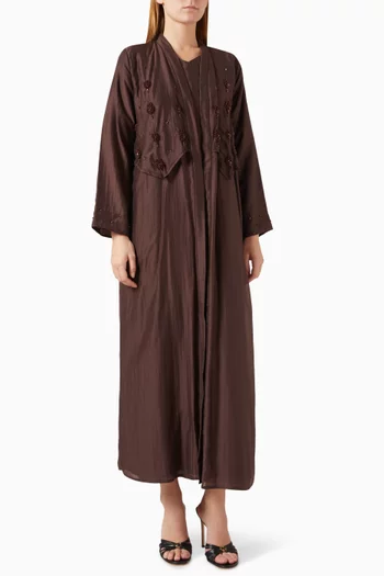 Bead-embellished Abaya