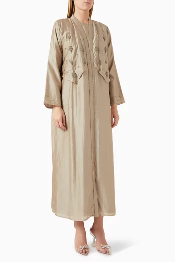Bead-embellished Abaya