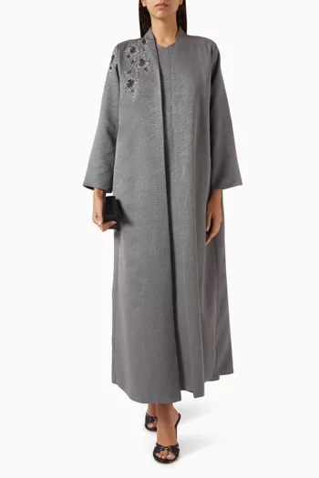 Bead-embellished Abaya
