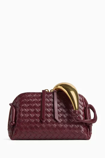 Concert Pouch in Intrecciato Leather