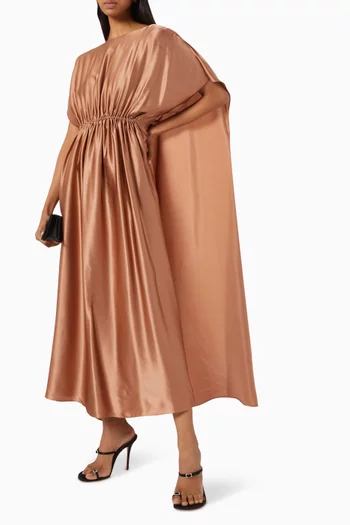 فستان بكاب وكشكش