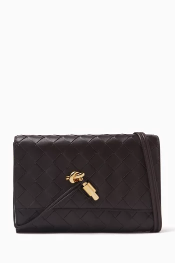 حقيبة أنديامو جلد مجدول