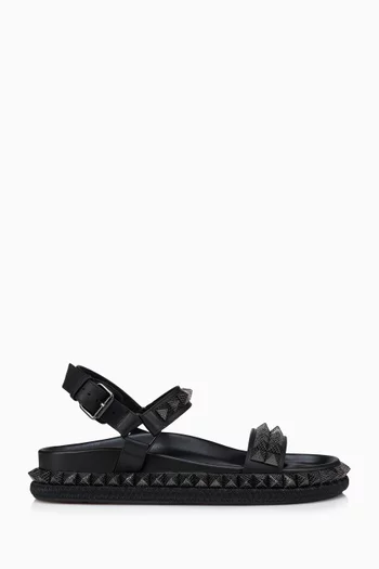 Pyrabizz Sandals in Waxed Calf Leather
