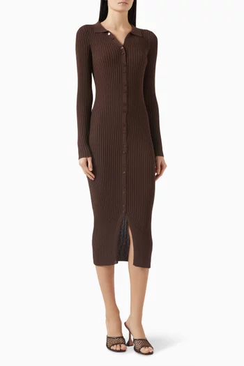 Keani Midi Dress in Knit