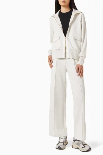 Roxbury Zip-through Sweater in DoubleSoft®