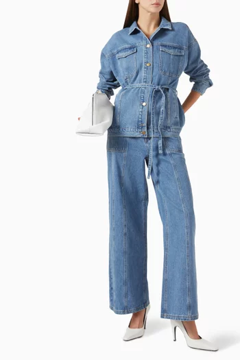 Tully Wide-leg Jeans in Denim