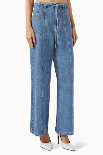 Tully Wide-leg Jeans in Denim