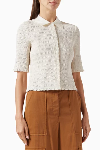 Silvana Smocked Top