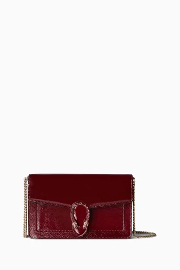 Dionysus Wallet on Chain in Patent Leather