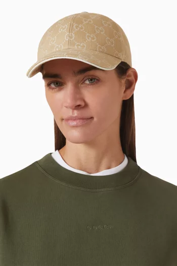 كاب بيسبول بشعار GG قنب قطني