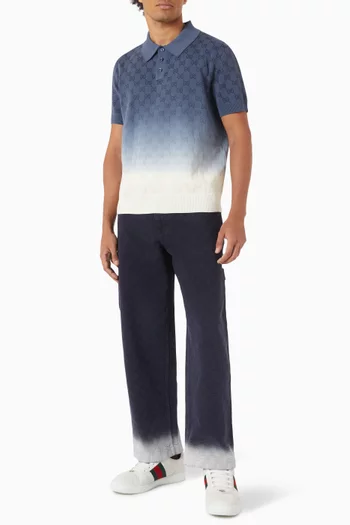 GG Polo Shirt in Cotton