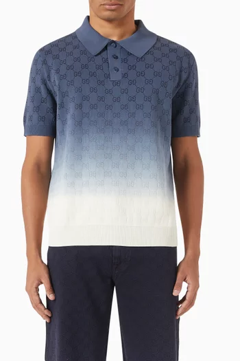 GG Polo Shirt in Cotton