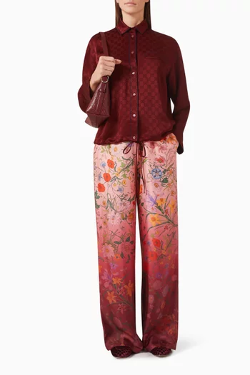 GG Shirt in Viscose Blend