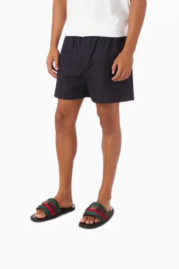 GG Slide Sandals in Nylon
