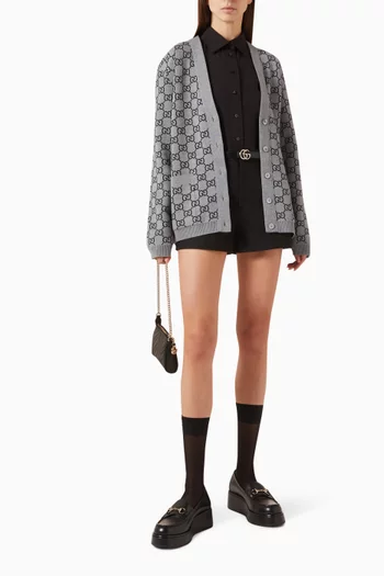 GG Cardigan in Wool-blend