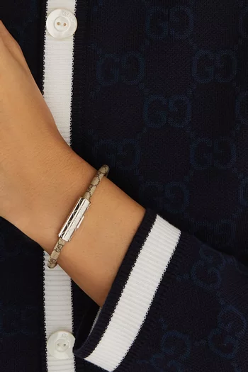 سوار بنقشة سوبريم بحرفي GG قنب