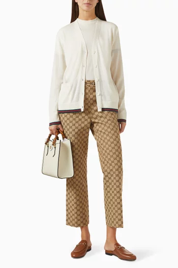 Pocket Cardigan in Cashmere-silk