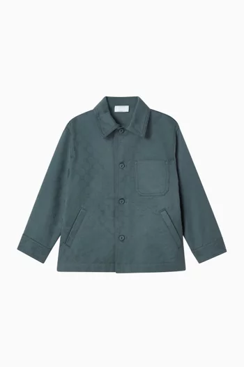 جاكيت قنب بنقشة حرفي GG