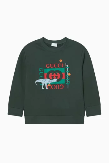 GG Sweatshirt in Cotton