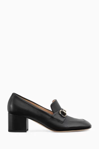 Horsebit 55 Loafer Pumps in Leather
