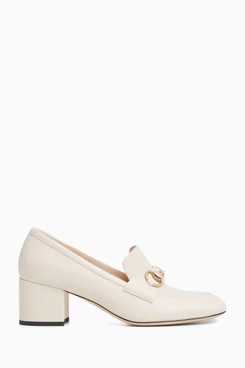 Horsebit 55 Mules in Leather