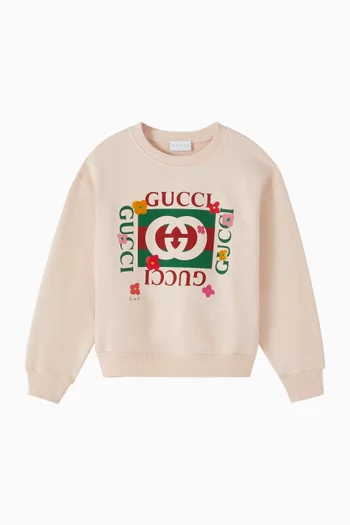 Logo Sweatshirt in Cotton